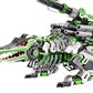 Microworld 3D Metal Puzzle,The Marsh Gavial Mechanical Crocodile Animal Model Building Kit, DIY Brain Teaser Challenge Metal Kits Art Craft Gifts Toy