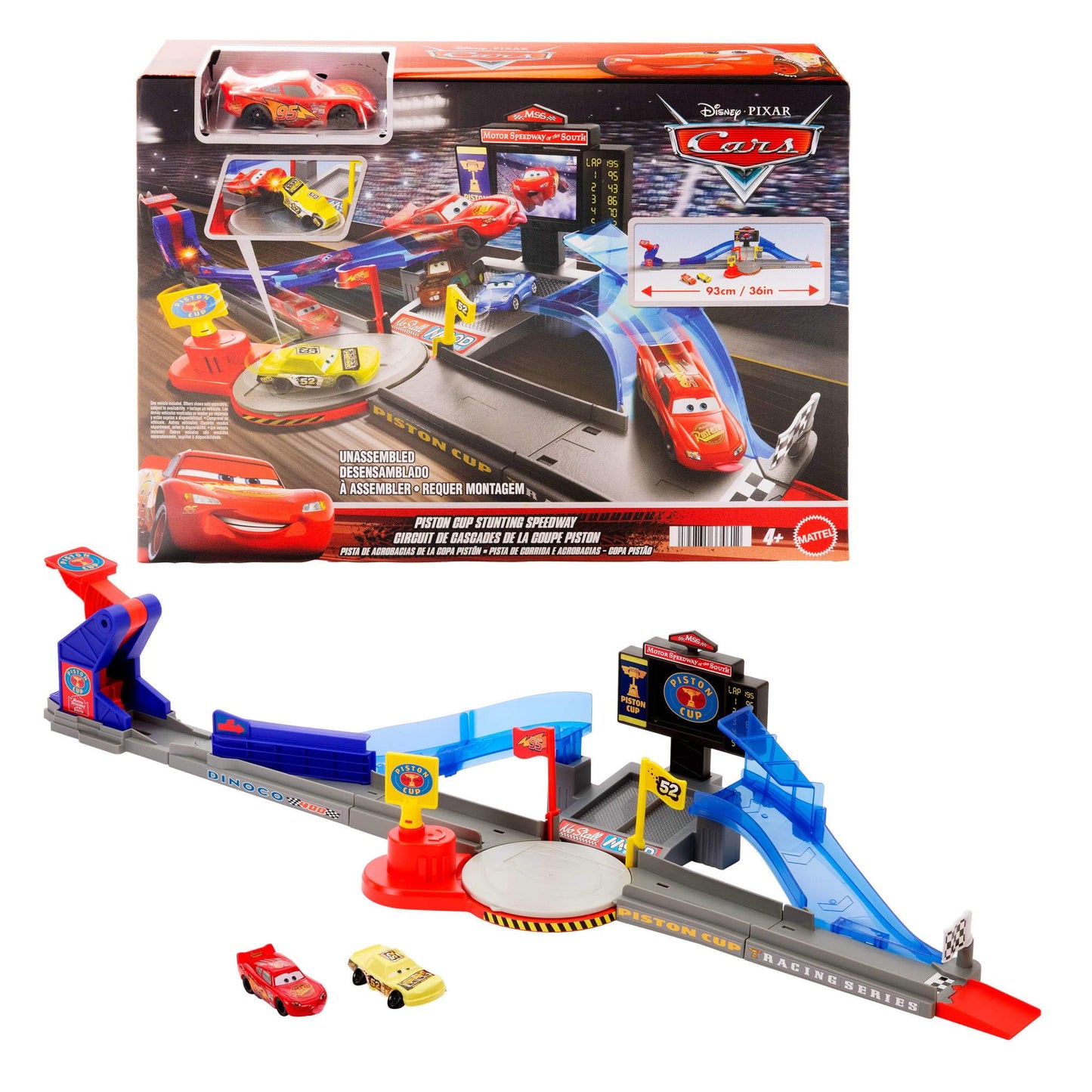 Mattel Disney and Pixar Cars Piston Cup Stunting Speedway Set
