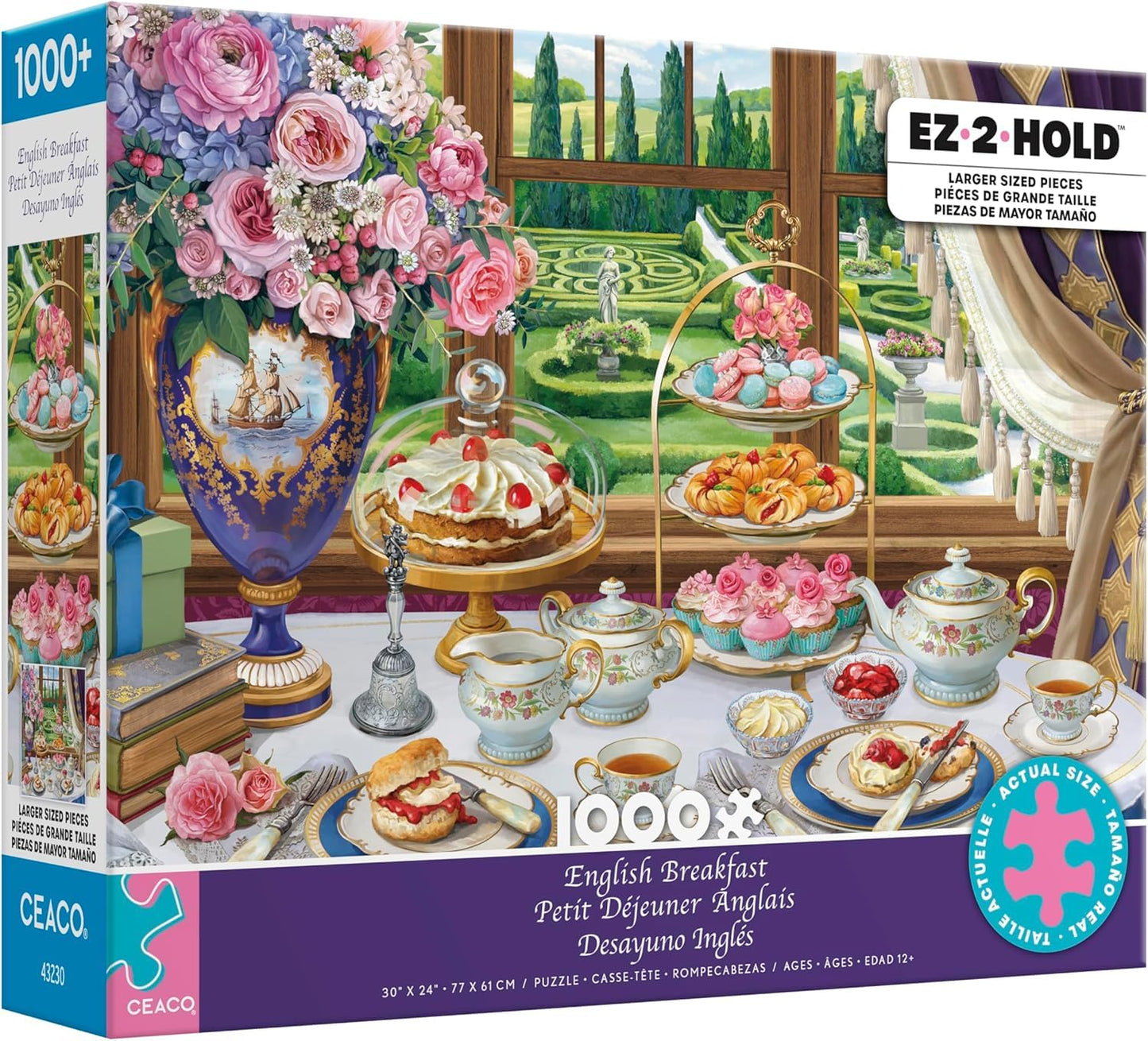 Ceaco - English Breakfast - 1000 Large Piece Jigsaw Puzzle for Adults
