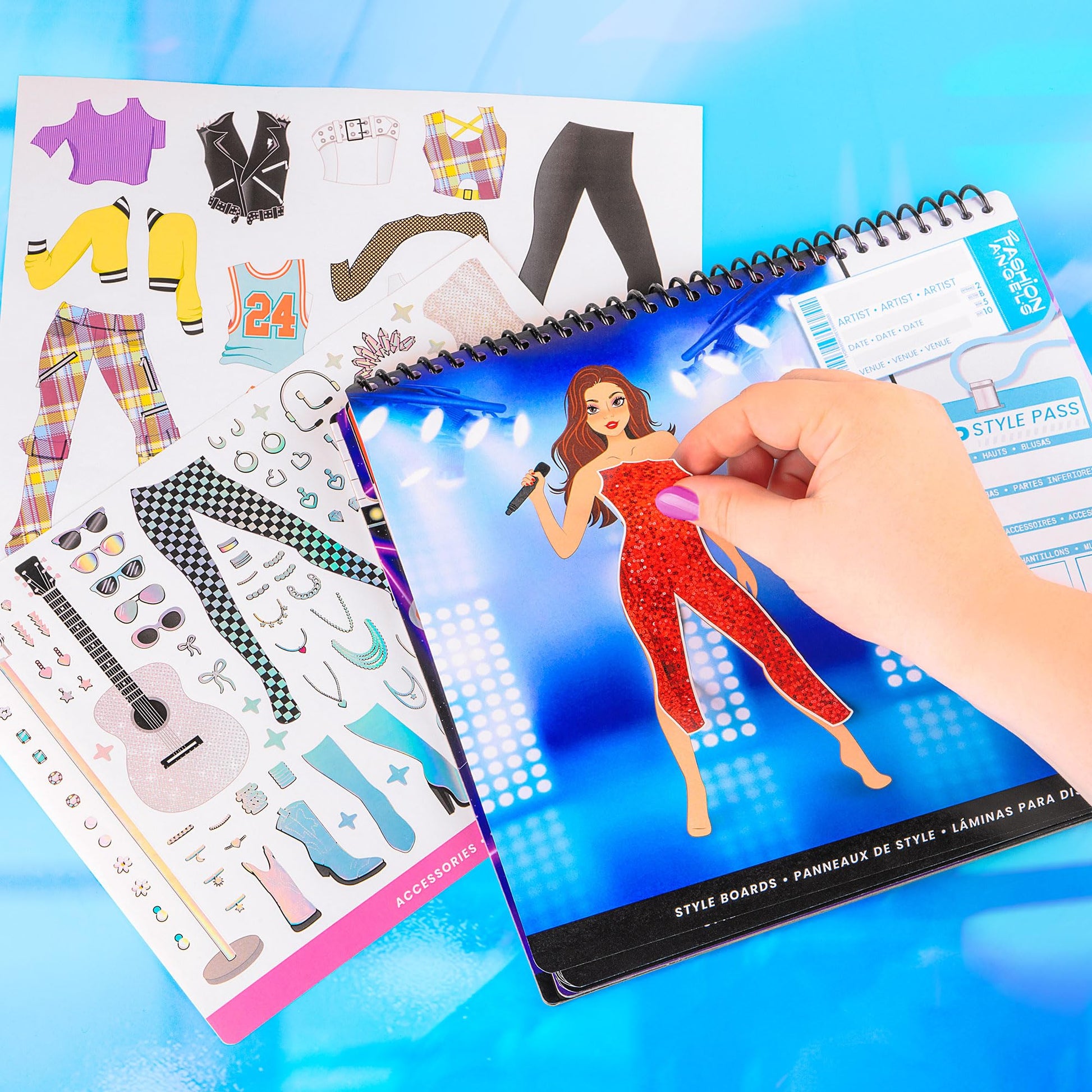 Fashion Angels Live! in Concert Sticker Stylist Fashion Set