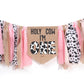 Cowgirl 1st Birthday High Chair Banner,Cowgirl 1st Birthday Decorations