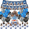Wrestling Birthday Party Decorations Supply Set for Kids with Happy Birthday Banner, Cake Topper, Cupcake Toppers, Balloons for Party Decorations