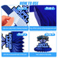 Happy 21st Birthday Honeycomb Centerpieces 9Pcs Stylish Sophisticated Blue Neon Theme Table Decor for Boys Girls Birthday Party Celebration Favors