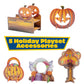 Pokemon Halloween Countdown Gift Set for Kids, 16 Piece Playset - Includes 11 Toy Character Figures & 5 Accessories - Pikachu, Eevee, Meowth & More