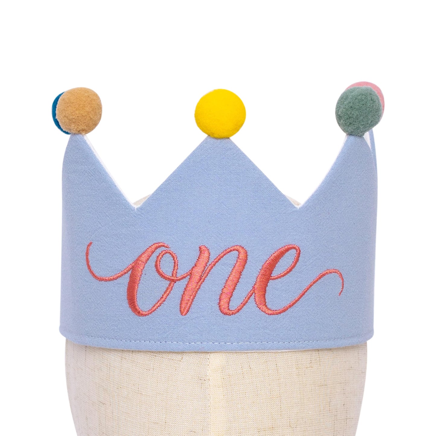 Fenzpartee First Birthday Party Hat - 1st Birthday Party Crown Hat, Unisex One Birthday Decoration Supplies Crown, Anniversary Milestone Celebration