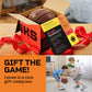 NALIKS Silent Basketball Size 3, 22” - Airless Indoor Basketball | Gift Box Included, Pro PU Foam Basket Ball, for Quiet Dribbling Indoor, Real