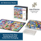 Boardwalk Dallas-Fort Worth 210 Piece Personal Puzzle, Jigsaw Puzzles with Premium Box, Texas Gifts for Adults, 6"x8"