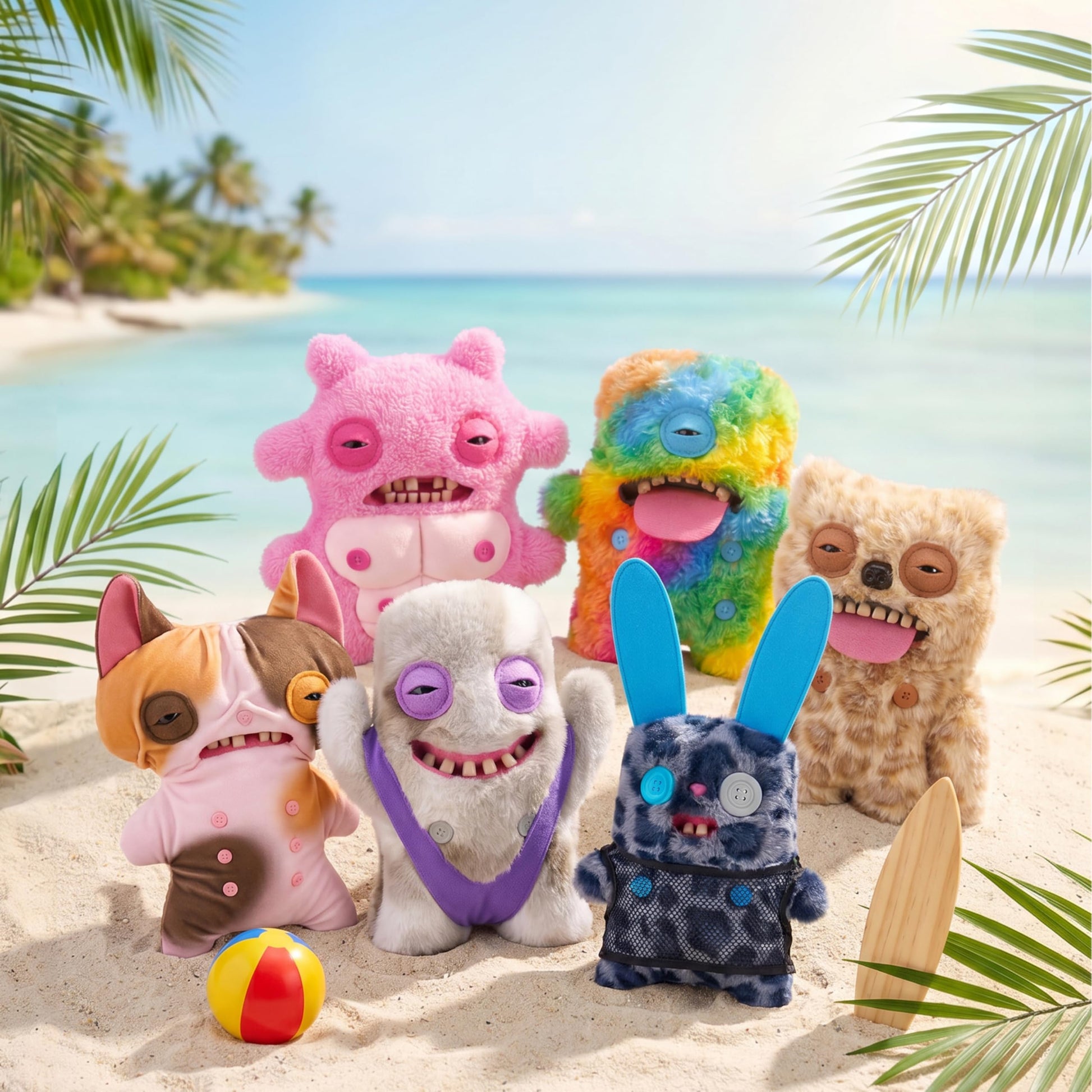 Fuggler Nipple Fuggs 9 Inch Plush Collectible Toy (Sir Nobbynuts) by ZURU Featuring Funny Ugly Monster Design with Ridiculous Details, Bold