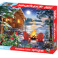 Springbok Christmas Cabin 500 Piece Jigsaw Puzzle for Adults