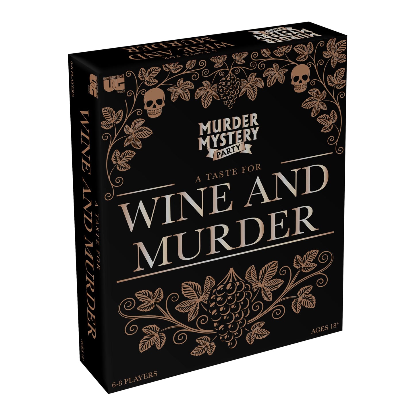 Murder Mystery Party A Taste for Wine & Murder - Murder Mystery Dinner Party Game for Adults - Interactive Crime Solving Role Play Game Night Kit