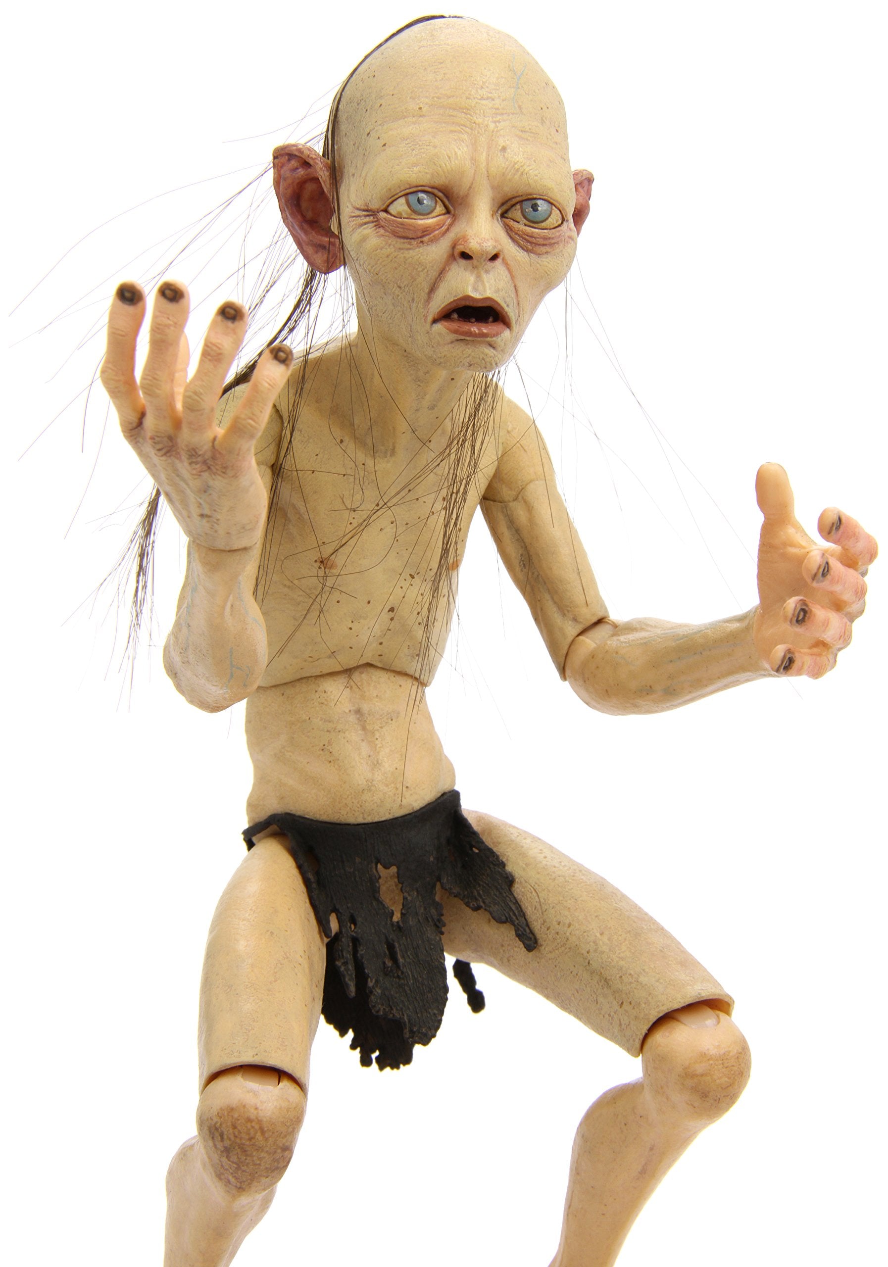 NECA Lord of The Rings Smeagol Action Figure, 1/4 Scale