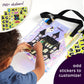 Highlights Halloween Craft and Book Bundle for Kids Ages 3-6, Customize a Glow-in-The-Dark Trick-or-Treat Tote Bag, Halloween Puffy Sticker Playscenes