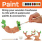 Creativity for Kids Build and Grow Tree House Craft Kit - Treehouse Playset Toy for Boys and Girls, Classic Toys for Kids (Ages 6+)