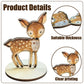 12 Pcs Painted Woodland Animals Wood Table Centerpieces Cutout Shapes Woodland Baby Shower Decorations Wild Creatures Wood Table Topper for Forest