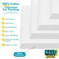 KEFF 32-Pack Bulk Canvas for Painting, 8 of 5x7, 8x10, 9x12, 11x14 Canvas Boards for Painting, Art Supplies for Adults & Kids - 100% Cotton Primed