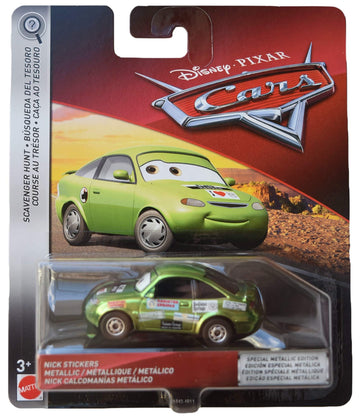 Disney Pixar Cars Nick Stickers, Scavenger Hunt 1:55 Scale