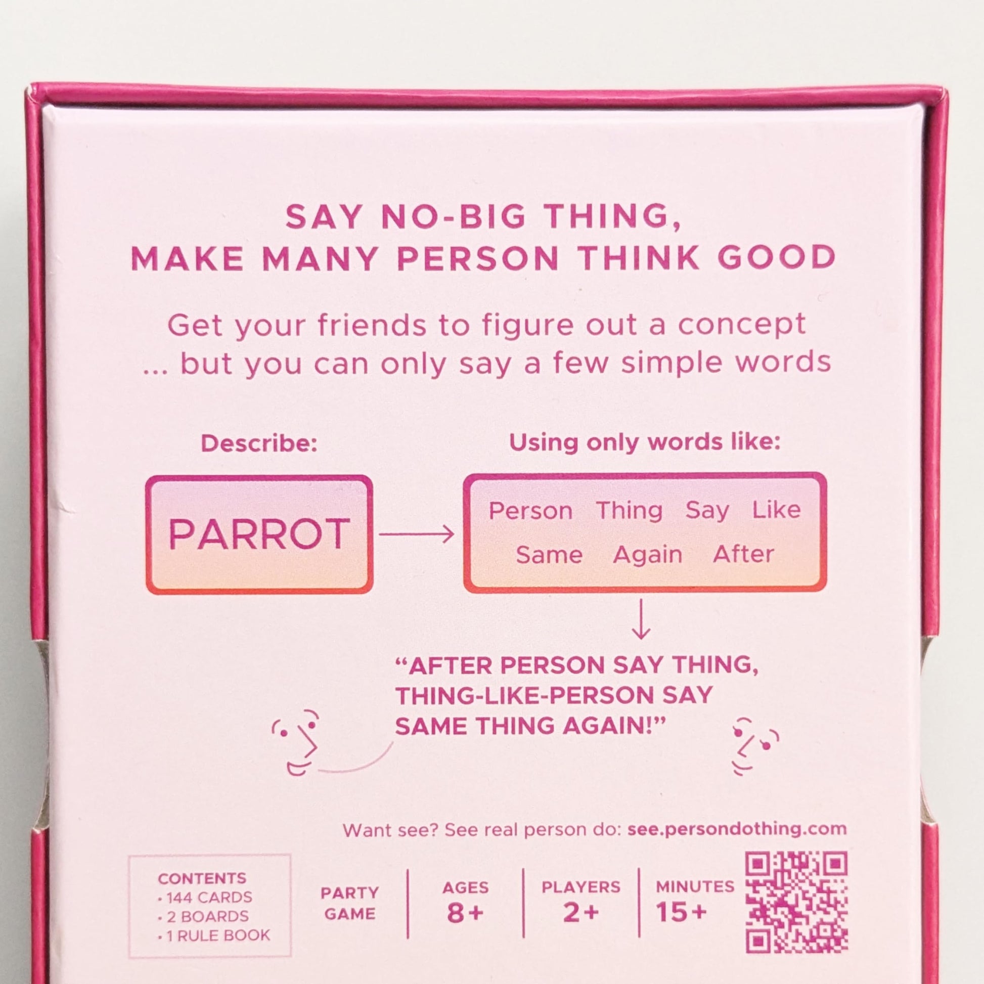 Person Do Thing Card Game: The Fast Friendly Game for Couples, Families and Parties | 15+ Mins | 2+ Players | Ages 8+
