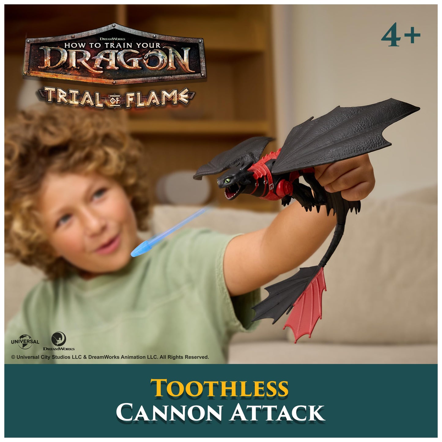 DreamWorks Dragons Blazing Battles Cannon Blast Toy Figure Playset