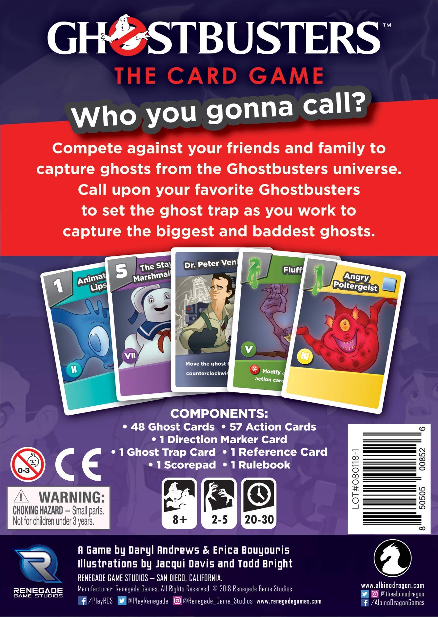 Renegade Game Studios Ghostbusters: The Card-Game for 2 to 5 Players Aged 8 & Up