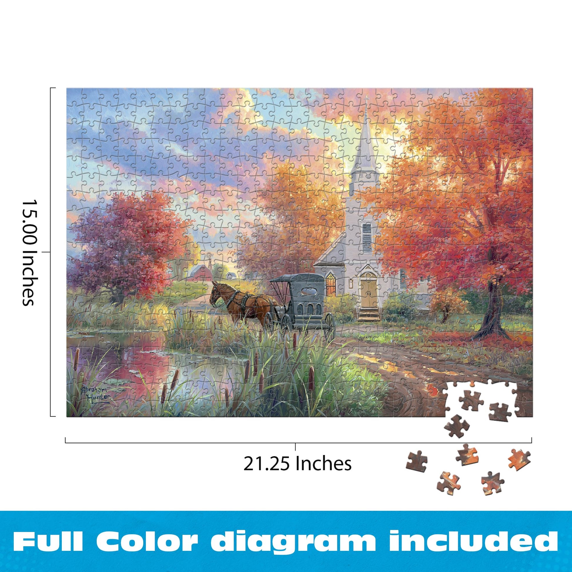 Buffalo Games - Sunday Morning - 500 Piece Jigsaw Puzzle for Adults