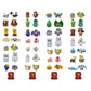 Transformers Toys Botbots Series 3 Goo-Goo Groopies 8 Pack - Mystery 2-in-1 Collectible Figures! Kids Ages 5 & Up (Styles & Colors May Vary) by Hasbro