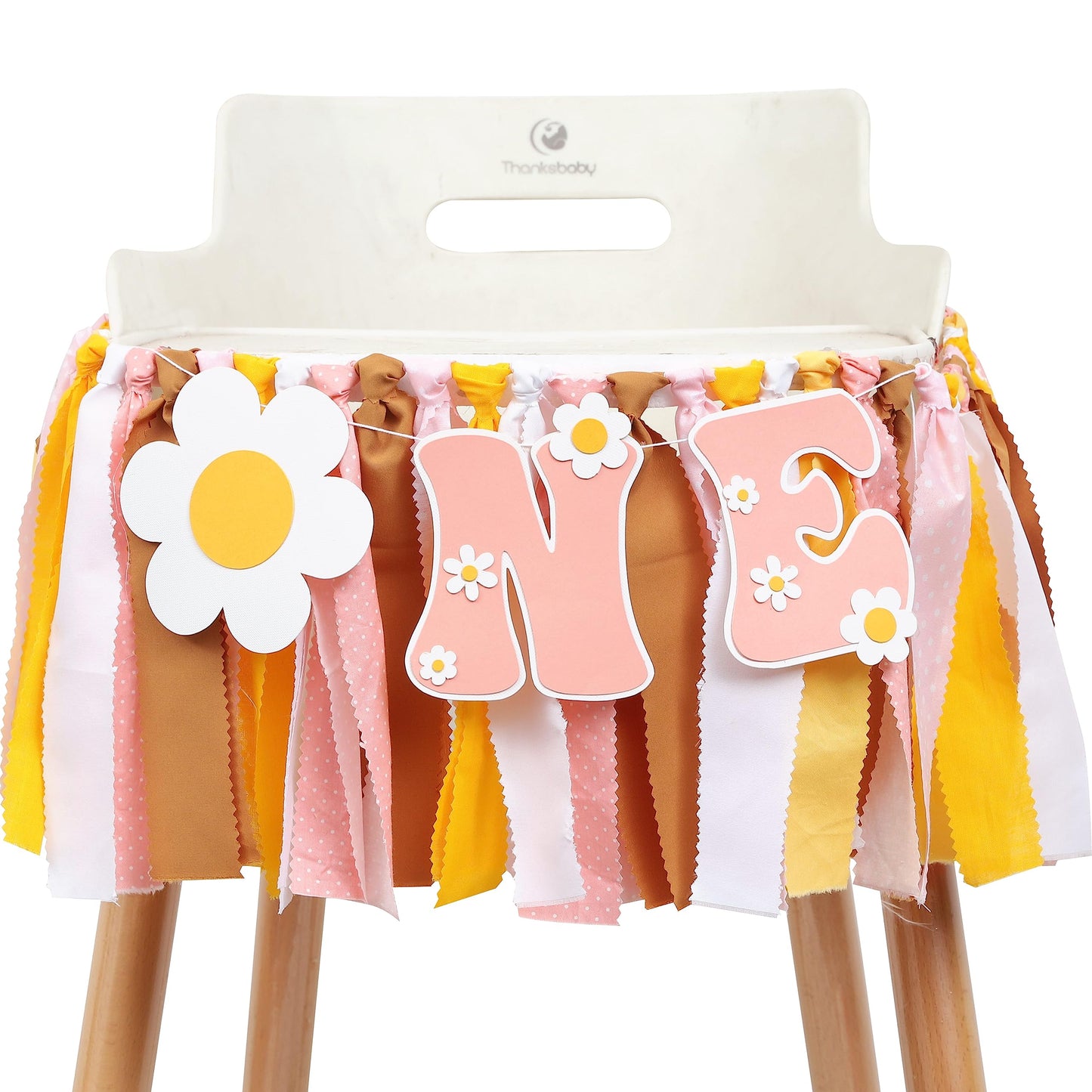 Groovy One First Birthday High Chair Banner,One Groovy Birthday Decoration