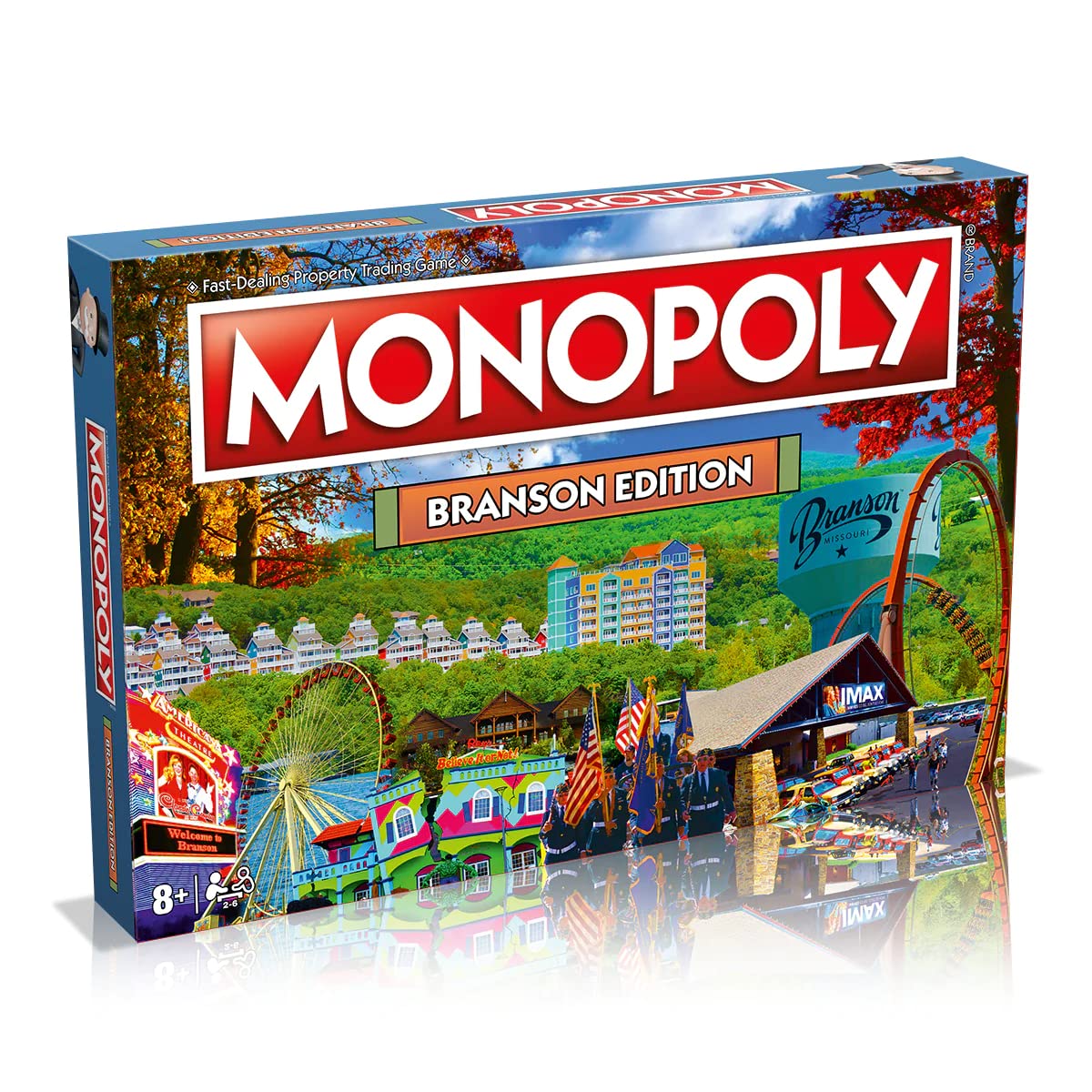 Monopoly Board Game Branson Edition: 2-6 Players Family Board Games for Kids and Adults, Board Games for Kids 8 and up, for Kids and Adults, Ideal