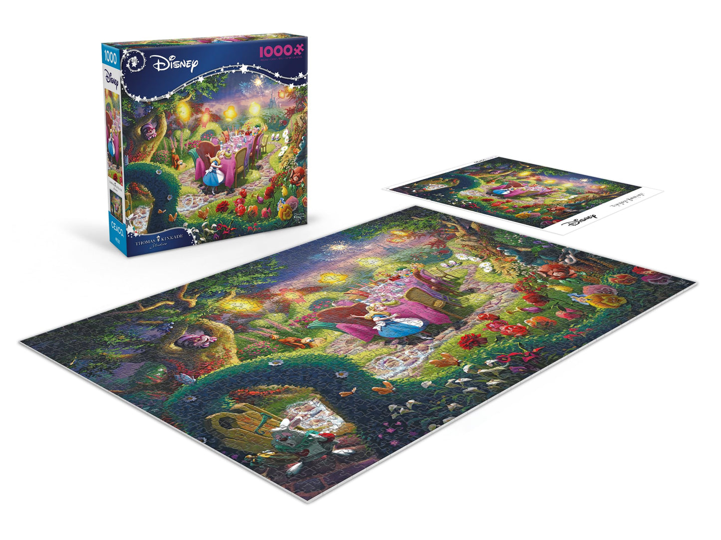 Ceaco - Thomas Kinkade Alice in Wonderland - 1000 Piece Puzzle for Adults