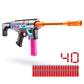 XSHOT Pro Motorized Piston Pump AEB with 40 Air Pocket Technology Half Darts by ZURU, Motorized Dart Blaster Outdoor Toy, Teens and Adults Aged 14+