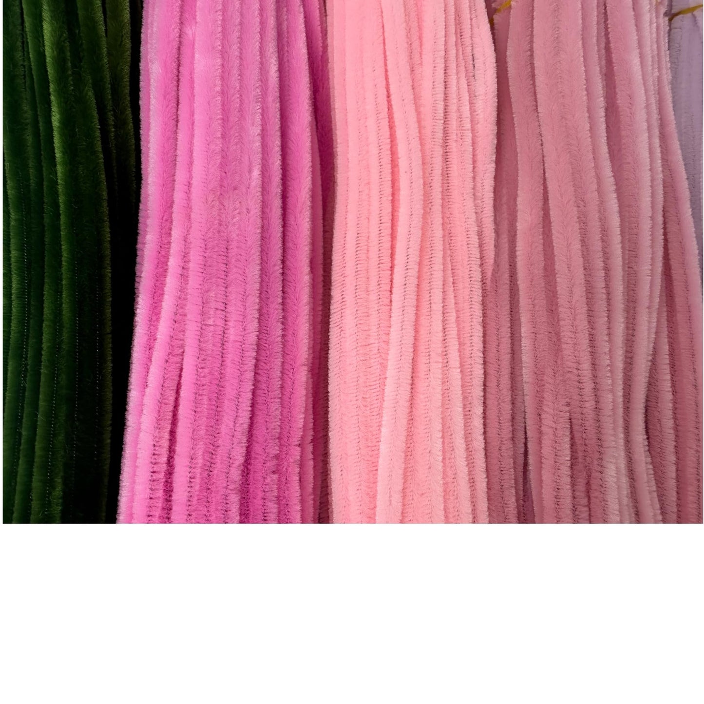 SYMHHA 450 Pcs Pipe Cleaners Craft Kit for Flower Making,5 Colors,Complete DIY Flower Craft Set with Chenille Stems,Craft