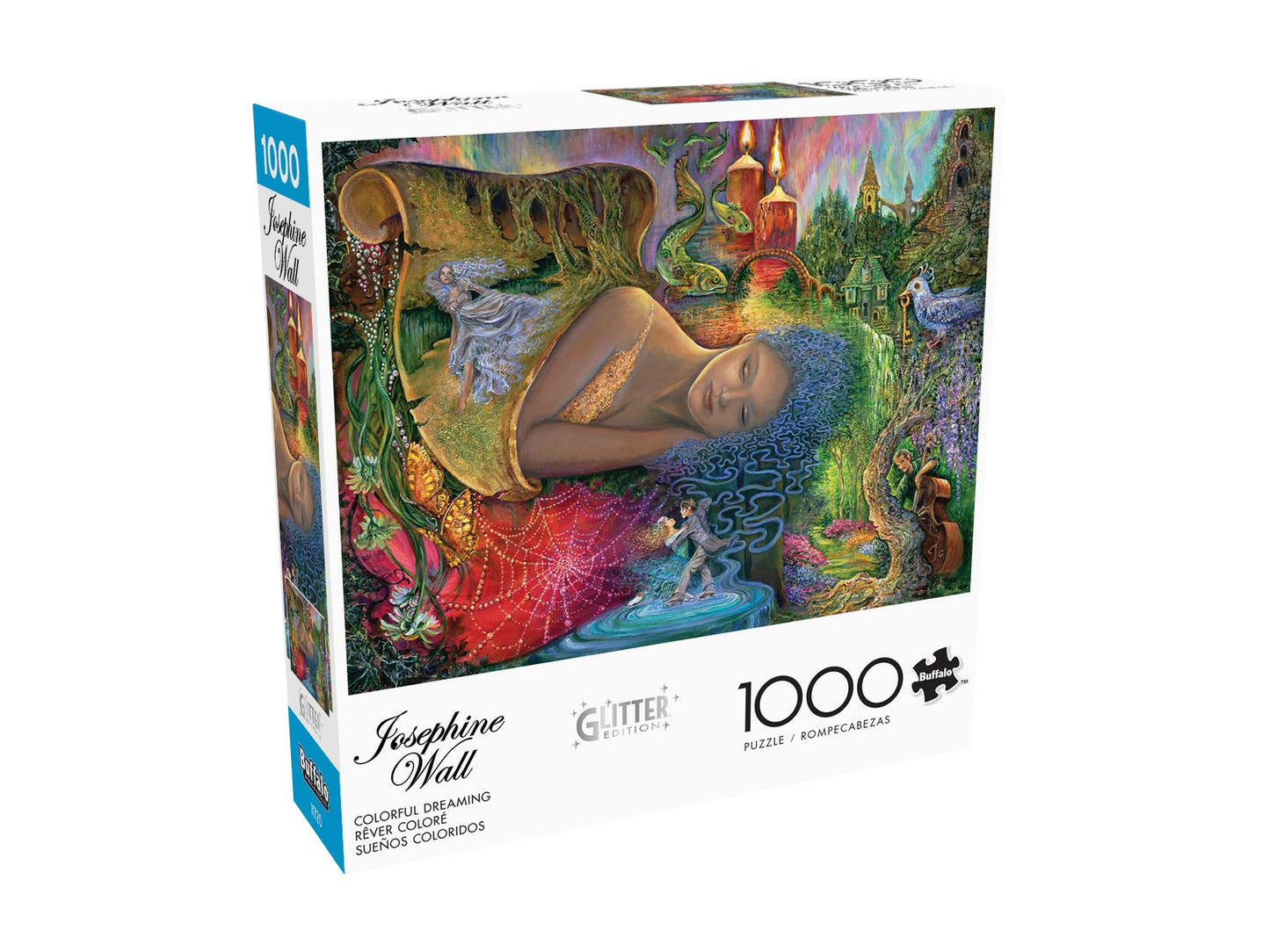Buffalo Games - Colorful Dreaming - 1000 Piece Glitter Jigsaw Puzzle