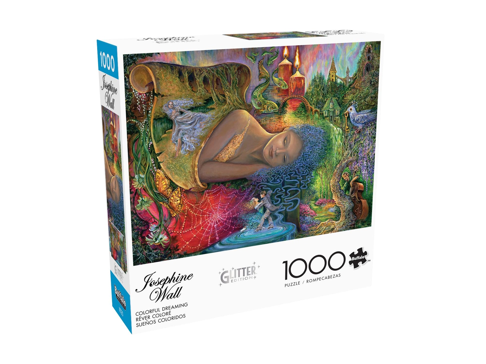 Buffalo Games - Colorful Dreaming - 1000 Piece Glitter Jigsaw Puzzle