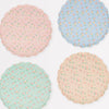 Meri Meri Floral Paper Plates (Pack of 8), Floral Disposable Plates for Party, Scalloped Edge, 2 Sizes (Dinner and Side)