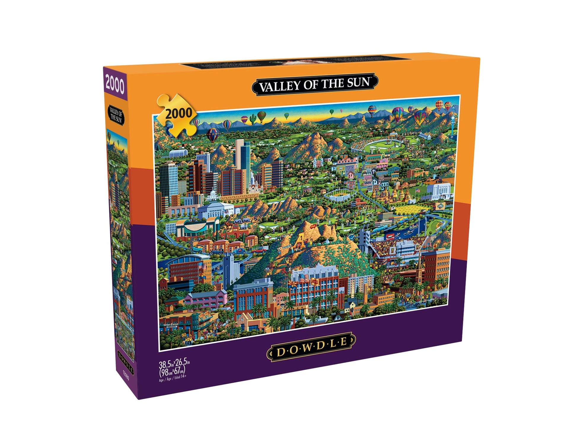 Buffalo Games - Eric Dowdle - Dowdle - Valley of The Sun - 2000 Piece Jigsaw Puzzle for Adults -Challenging Puzzle Perfect for Game Nights - Finished