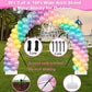 Balloon Arch Kit and Balloon Pump Electric, 10ft Wide Adjustable Balloon Arch Stand With 100Balloons 2Balloon Stands For Wedding Anniversary Birthday