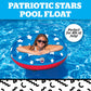 Patriotic Stars Pool Float, Red White and Blue