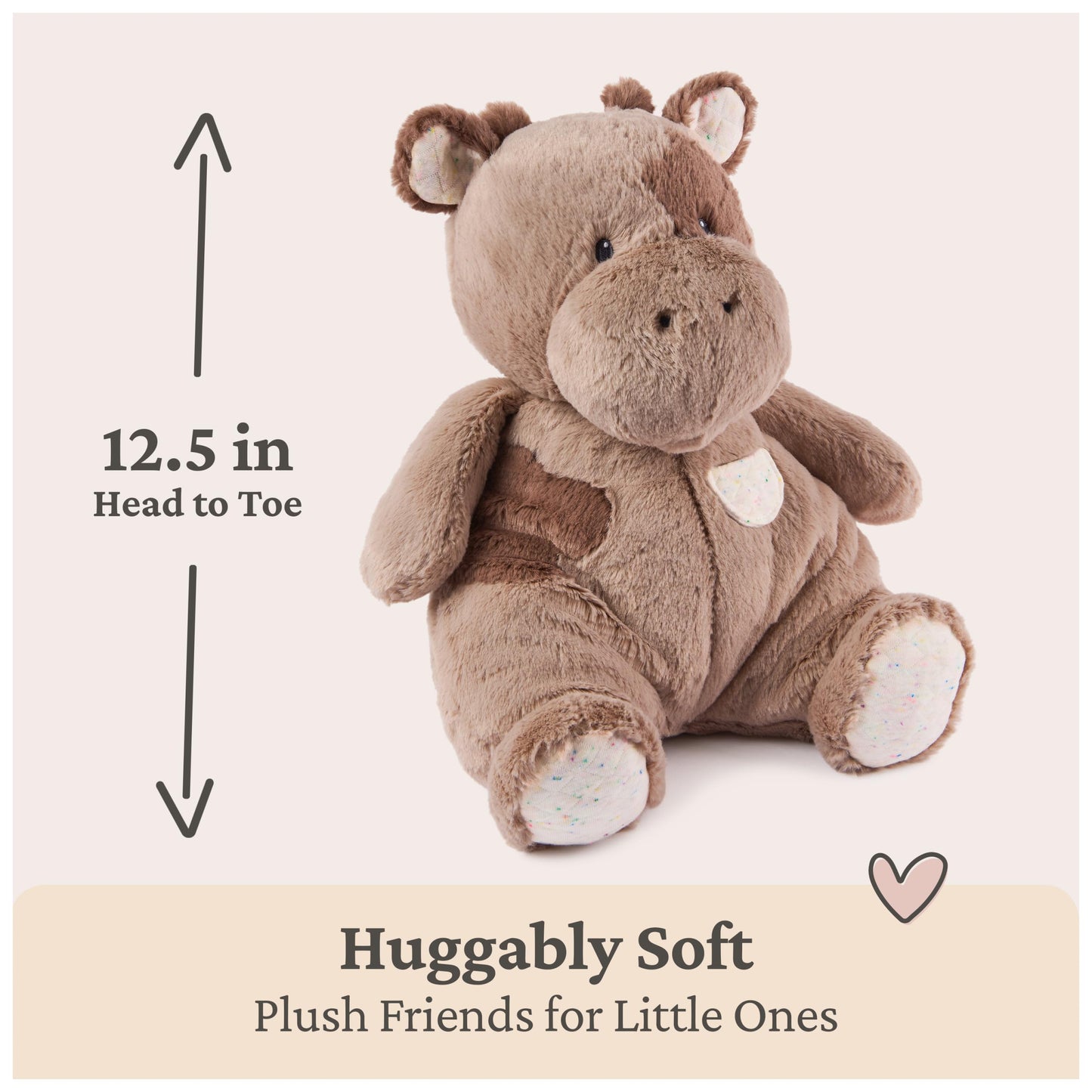 GUND Baby Oh So Snuggly Cow Plush, Cow Stuffed Animal for Babies and Infants, Brown, 12.5”