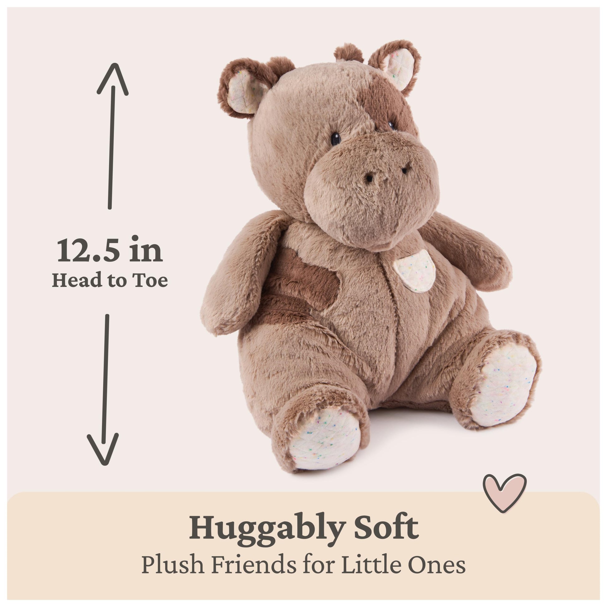 GUND Baby Oh So Snuggly Cow Plush, Cow Stuffed Animal for Babies and Infants, Brown, 12.5”