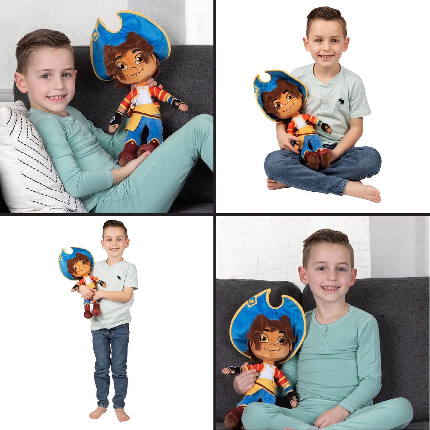 Santiago of The Seas Kids Bedding Super Soft Plush Cuddle Pillow Buddy, One Size, By Franco