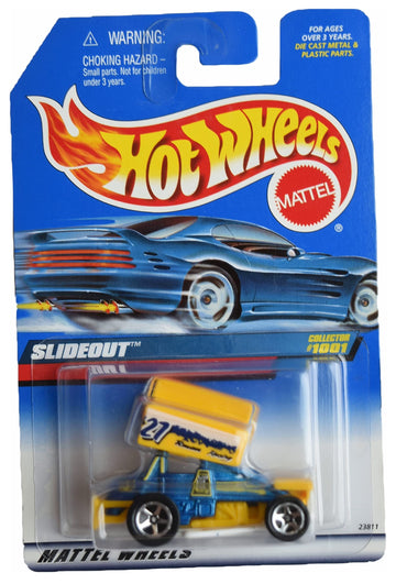 Hot Wheels Slideout, [Teal/Yellow] #1001