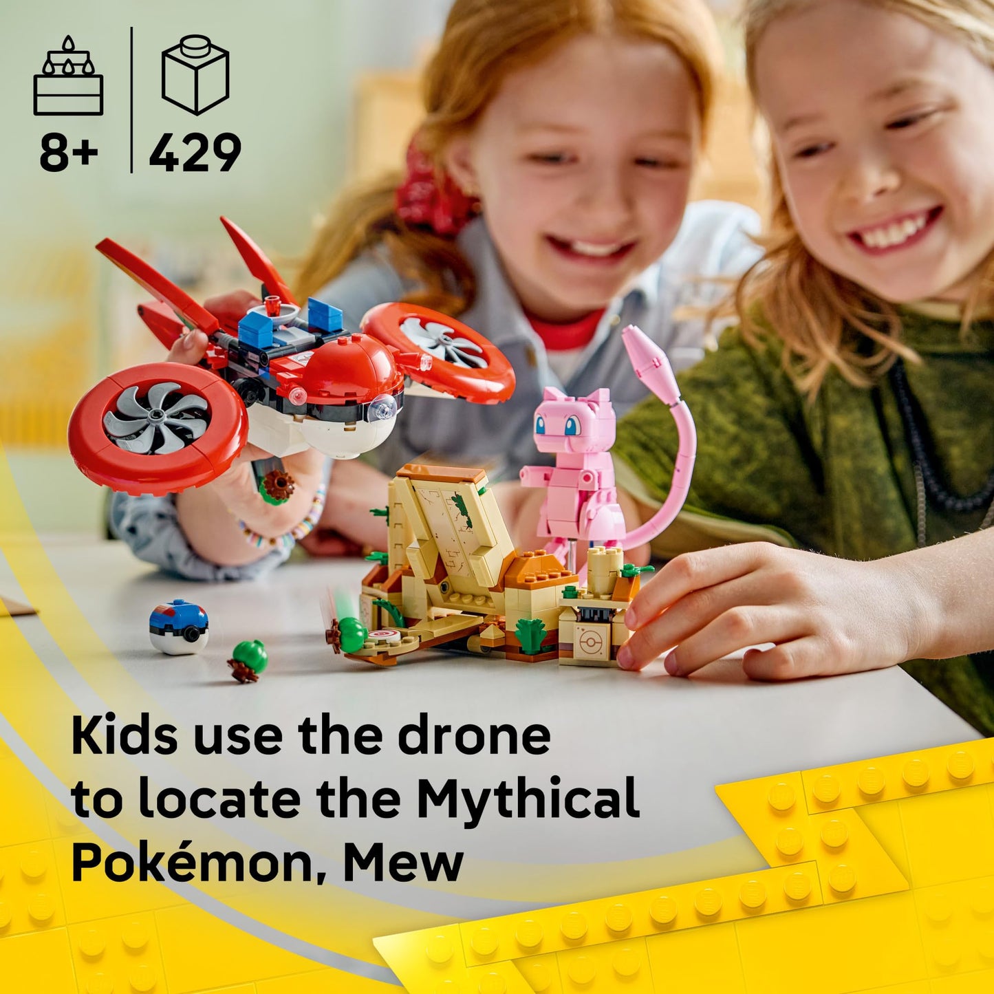 LEGO Pokémon SMART Play: Drone Search for Mythical Mew 72161