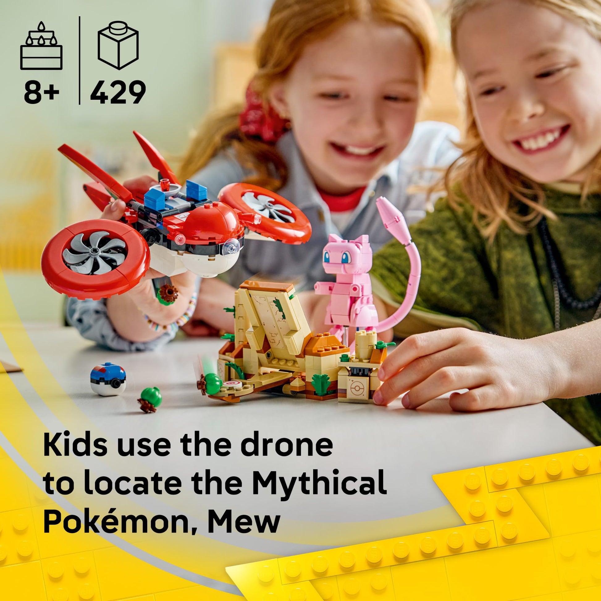 LEGO Pokémon SMART Play: Drone Search for Mythical Mew 72161
