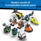 LEGO City Airplane, Service Truck & Hovercraft Remix Building Toy for Kids - Mix & Match Emergency Vehicle & Truck Toys for Pretend Play - Gift Idea