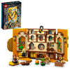 LEGO Harry Potter Hufflepuff House Banner 76412 Hogwarts Castle Common Room, Wall Decoration, Building Set with 3 Minifigures and Mandrake