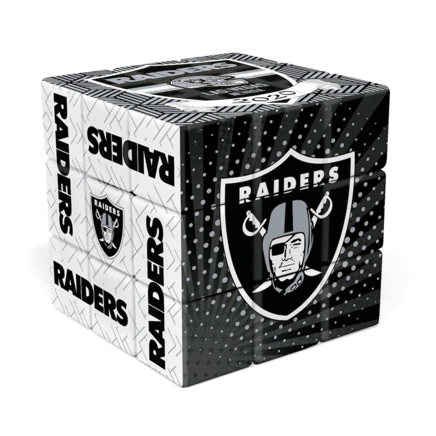 Party Animal NFL Football Speed Cube Puzzle, Las Vegas Raiders