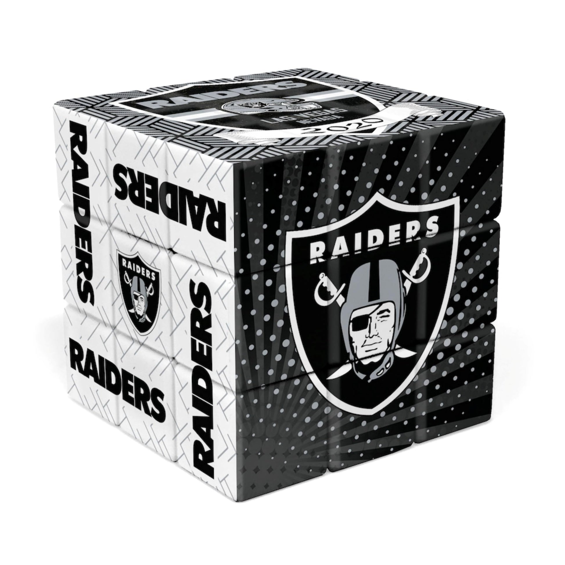 Party Animal NFL Football Speed Cube Puzzle, Las Vegas Raiders