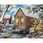 Bits and Pieces Jigsaw Puzzles for Adults 200 Pieces - Winter Wilderness 2