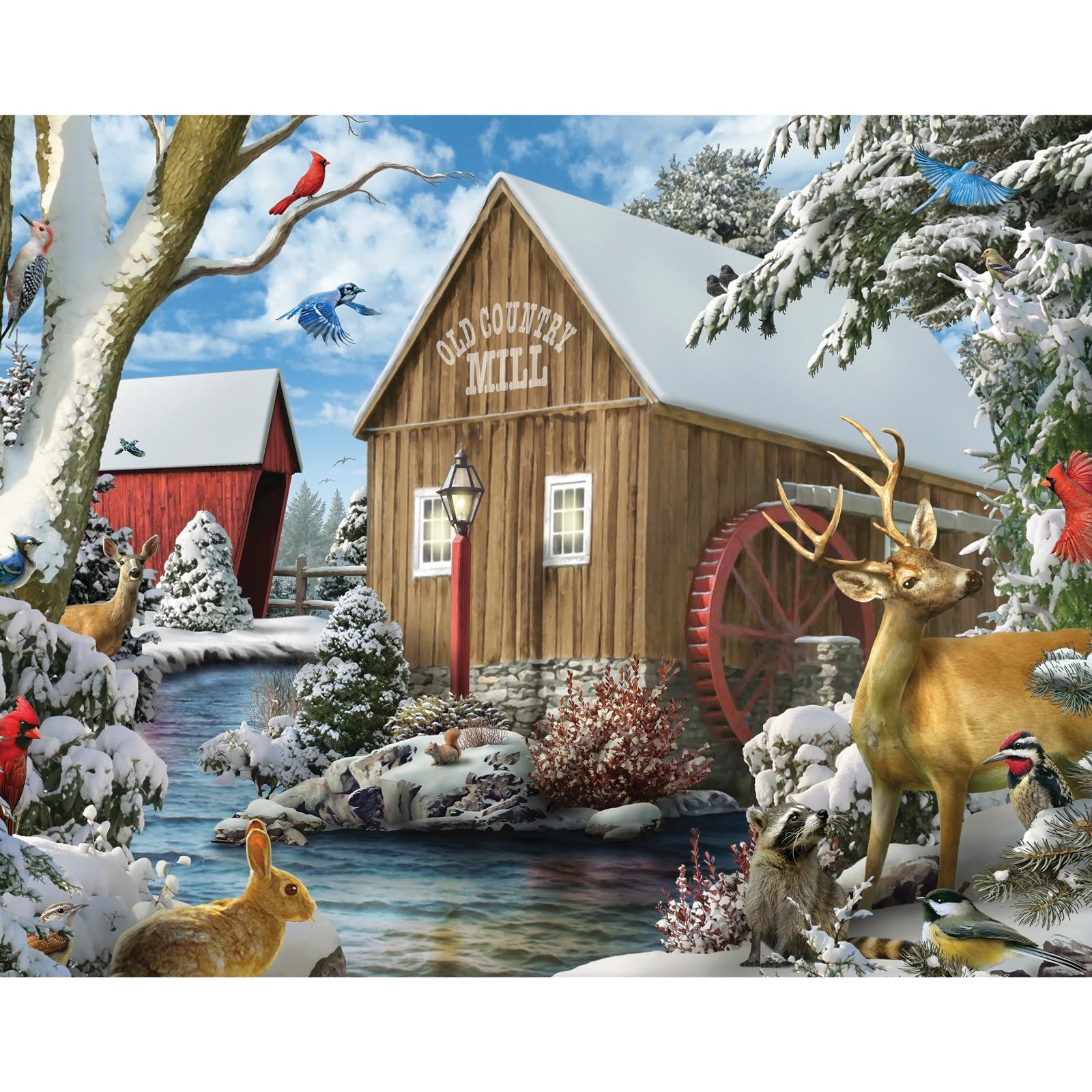 Bits and Pieces Jigsaw Puzzles for Adults 200 Pieces - Winter Wilderness 2