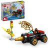 LEGO Marvel Drill Spinner Vehicle, Miles Morales Spin Car with 2 Minifigures, Marvel Toy from Disney+ TV Series Spidey and His Amazing Friends, Gift