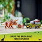 LEGO Jurassic Park Triceratops Research, Jurassic World Toy, Fun Birthday Gift Idea for Kids Ages 8 and Up, Featuring a Buildable Ford Explorer Car